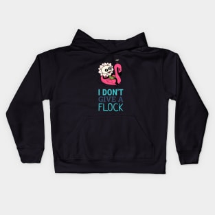 I dont give a flock flamingo Kids Hoodie